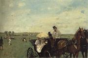 At the Races in the Countryside Edgar Degas